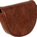 Craftsman Golf Premium Leather Brown Blade Mallet Putter Cover Driver Fairway Wood Headcover Cover Magnetic Closure