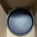 Plant Saucer Tray for Ceramic Plastic Pots, 20 inch Plant Saucers for Indoors, Pot Saucers Trays, Bird Bath Bowls, Flower Planter Water Drip Trays for Pots Base (20", Black)