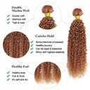 Highlight Kinky Curly Bundle P27/30 Human Hair Weave 22 22 22 Inch Peruvian Virgin Human Hair 3 Bundles Two Tone Color 30 Mixed With Color 27 Bundles Hair Extensions