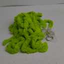 Jutom 50 Ft Christmas Tree Garland Lime Green LED Lighted Faux Fur Ribbon Trim Artificial Furry Stripe Roll Garland for Xmas Holiday Winter Indoor and Outdoor Decoration(Green)