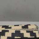 SAND MINE Waterproof Outdoor Rug 5x8 ft, Plastic Reversible Rug, Modern Area Rug, Large Floor Mat for Outdoors, RV, Patio, Backyard, Deck, Picnic, Beach, Camping, Black & Beige