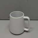 Smilatte 24 OZ Large Coffee Mug, Nice Ceramic Boss Tea Cup with Big Handle for Dad Men Women, Unique Style For Any Kitchen, White