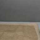 YDKGL Bathroom Rugs Mat 20x31, Ultra Thin Non Slip Bath Mats for Bathtub Quick Dry Absorbent Rubber Bathroom Mat Fit Under Door, Washable Half Round Bath Rugs, Beige Brown
