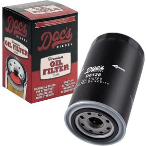 Doc's Diesel Oil Filter D6128 | Compatible with Ford 6.7L Powerstroke F250, F350, F450, F550 2011+, Ford 6.7L Powerstroke F650, F750 2017+ | Replaces FL2051