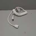 Iron Forge Cable SJEOW White Outdoor Coiled Extension Cord 8 ft, 16/3 13 Amp Oil Resistant & Flame Retardant 3 Prong Coiled Wire for Outdoor & Indoor