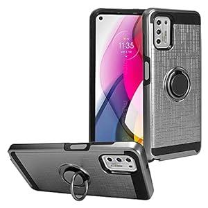 CELZEN - for Motorola Moto G Stylus 4G 2021, XT2115 - Phone Case w/ Ring Stand - RS2 Gray