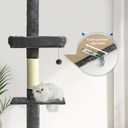 Cat Craft Floor-to-Ceiling Cat Tree, 5 Tiers, Small Cats