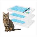 PetSafe ScoopFree Disposable Crystal Cat Litter Tray - Easy Cleaning Box - Refill Tray for Electric Litter Box - Fresh Scent - 4.3 lb Bags - 3 Pack
