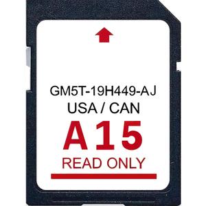 2025 Latest Version A15 Navigation Updated sd Card GM5T 19H449 AJ Compatible with Ford Lincoln, f150 Fusion Expedition Escape Edge Taurus Flex mkc mkz mkx sync USA Canada
