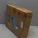 Drink Table, Carved Table Top Martini Table, Small Side Table, Weighted Base Pedestal Table for Living Room, Bedroom, Bathroom, Gold and Black