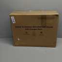 Outdoor Heated Cat House in Winter, Extremely Insulated & Weatherproof, Feral Cat Shelter with Waterproof Eaves & Escape Door for Outside Stray Barn Cat (Dark Green, 16.9"x12.6"x13.4")