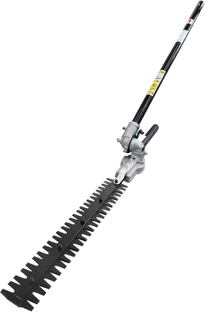 Kerlista Replacementparts Long Pole Hedge Trimmer Straight Shaft Attachment Compatible with Attachment Capable String Trimmers Polesaws and Powerheads (Black)