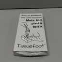 Tissuefoot - The Ultimate Tissue Box Holder: Convenient Access for Home, Office, Car, Classroom & More - Dishwasher Safe- Sturdy, Rectangular and Stylish Stabilizer! (Black)