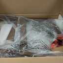 COLAMY Wooden Dining Chairs Set of 2, Modern Fabric Upholstered Kitchen Side Chairs, Farmhouse Dining Room Chair with Foot Pegs, Beige