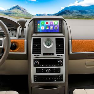 Double Din Car Stereo Radio for Chrysler Town & Country 2008-2010,Android 7" Touch Screen Head Unit Car Stereo with Wireless Carplay Android Auto Support GPS Bluetooth WiFi FM RDS DSP Backup Camera