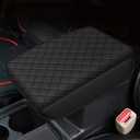 AOMSAZTO Heightening Armrest Pad for 2012 2013 2014 2015 2016 Honda CRV Middle Leather Black