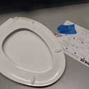 KOHLER 20110-0 Brevia, Slow Close Toilet Seat, Elongated Toilet Seat, Grip-Tight Bumpers Quick-Attach Hardware, White