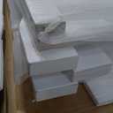 Dream On Me Jayden 4in1 Mini Convertible Baby Crib & Changer with Storage in White, Pinewood, GreenGuard Gold & JPMA, 1 Mattress Pad, 3 Mattress Heights, Converts to Mini Day & Twin-Size Bed