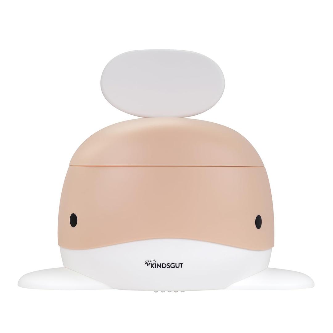 Kindsgut Whale Potty Training Toilet Ergonomic Toddler Potty for Boys & Girls, Designed in Germany, Non-Slip & Easy Clean, Peach