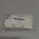 Gyufise 60Pcs Edible Snowflake Cupcake Toppers Winter Cupcake Picks Snowflake Wafer Paper Winter Frozen Theme Baby Shower Kids Birthday Cake Decorations Party Supplies White