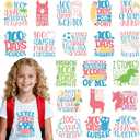 100 Days of School Iron on Transfers for T Shirts - 20 Sheets DTF Transfers Ready to Press Back to School Cute Animals Iron on Decals Vinyl Design for Clothing Jacket Hat Bag DIY Costume Decorations