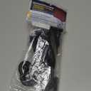 Decorative Vinyl Shutter Hinges and S Holdback Hooks for Exterior Decorative Shutters, Black (Set)