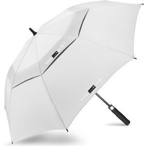 ZOMAKE Large Golf Umbrella for Rain Heavy Duty, Big Golf umbrellas Windproof, 68 Inch Extra Large Oversized Umbrella(White)