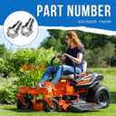 2PCS 532196539 Shoulder Bolts Compatible with Several Riding Mower Application Including Deck Suspension & Chassis,Replacement Bolt fit for Husqvarna 2042LS 2348LS LGT2654 LTH18538 TC38