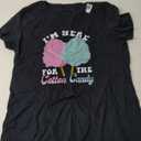 Kids Unisex Cotton Candy Fair T-Shirt - Black, Small, Short Sleeve