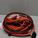 NOONE Heavy Duty Jumper Cables for Diesel Trucks - 1 Gauge 25 Feet extra long Booster Battery Cables with Permanent Installation kit and Quick Connect Plug for Car, SUV