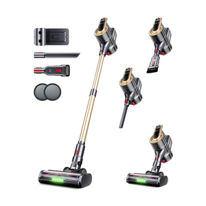 RENDOW Cordless Vacuum Cleaner, 550W 45Kpa Stick Vacuum, 65Mins Vacuum Cleaners for Home with LED Display, Self-Standing Anti-Tangle Lightweight Vacuum Cordless for Carpet Hardwood Floor