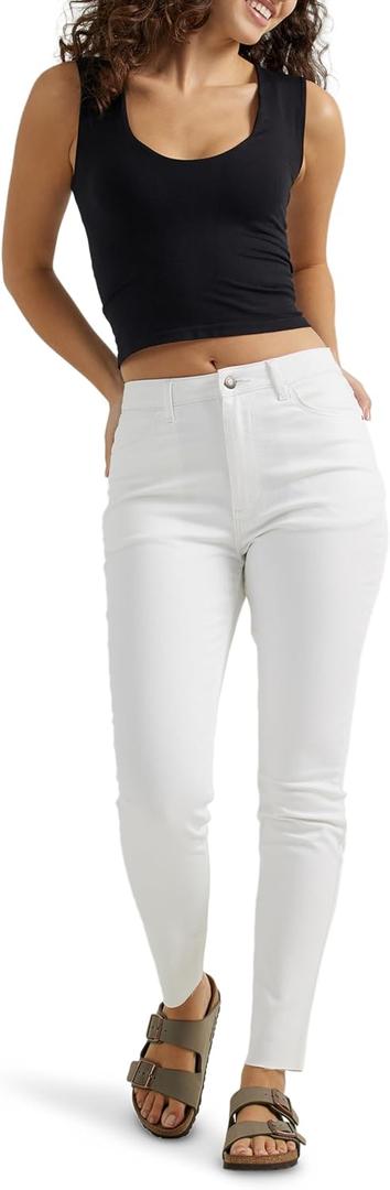 Wrangler Womens High Rise Unforgettable Skinny Jean (2, Bright White)