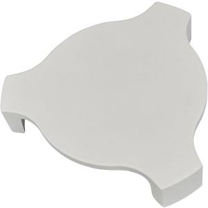 13'' Heat Deflector Conveggtor for Kamado Accessories, Ceramic Pizza Stone with 3 Legs, Smoking Plate Grill Accessories Plate Setter-Extra Thick