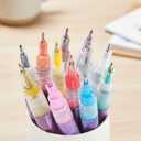 12 Colors Nail Art Pens Set, 0.5mm Fine Tip Acrylic Nail Art Markers for Kids Adults, Portable Nail Art Pens for Painting Nails, Quick Dry Waterproof Nail Polish Pens, Manicure Tools for Home Nail DIY