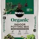 Miracle-Gro Organic Indoor Potting Mix - Protects Against Over and Under Watering, Planting Soil for Indoor Container Plants, Houseplants and Starter Plants, OMRI Listed, 8 qt.