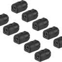 uxcell Gas Spring Strut M6 Joint Fitting Female Threaded Connectors Steel Black, 10Pcs