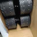 Navatiee Big Wheels Collapsible Wagon Cart Foldable, Heavy Duty Beach Wagon with Silent All-Terrain Wheels, Folding Utility Grocery Cart with Side Pocket and Brakes for Camping Garden Sports, Black