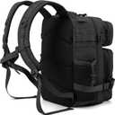 QT&QY 25L/45L Military Tactical Backpack For Men Molle Daypack 3 Day Bug Out Bag Hiking Rucksack With Bottle Holder