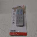 GE Big Button Universal Remote Control for Samsung, Vizio, Lg, Sony, Sharp, Roku, Apple TV, TCL, Panasonic, Smart TVs, Streaming Players, Blu-Ray, DVD, 2-Device, Silver, 33701