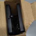 Taozun Paper Towel Holder with Shelf, Kitchen Paper Holder Spice Rack Black Paper Towel Roll Holder RV Paper Towel Rack with 4 Hooks(2 Installation Methods - Self-Adhesive and Drilling)