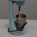 OVENTE Classic Milkshake Maker Machine with 2 Speed Setting, Safety Lock & 15.2 Ounce Stainless Steel Mixing Cup & Rod, Electric Drink Mixer Ideal for Malted Milk, Protein Shakes & More, Blue MS2070BL