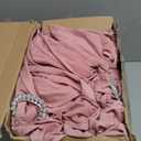 150 Pcs Spandex Chair Sashes Bows Stretch Chair Cover Band with Heart Shaped Buckle Universal Elastic Ties for Wedding Banquet Event Party Decoration(Dusty Pink),  5.1 x 13.8'