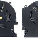 LAOKOEN New Cooling Fans for HP OMEN 15-ek 15-en GTX1650Ti Series DC5V Fan 15-ek0018tx 0015tx 15-en0008nv 15-en0001nx 15-en0019ur TPN-Q236 Q238 Laptop,(NOT for RTX2060 RTX3060 RTX3070 GTX1660Ti)