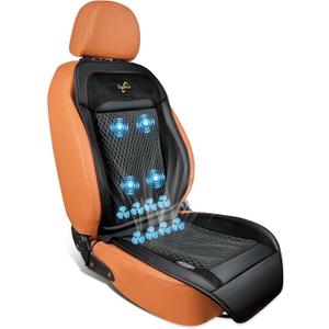 Cooling Car Seat Cover Front Seat with Massage, 12V-24V Ventilated Car Seat Covers with 8 Fans,All Season Truck seat Covers Universal Fit for Car Truck SUV