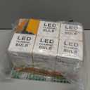 Beonllay Frosted E26 LED Bulb 25w Equivalent 2700K Warm White 2W LED Light Bulb Dimmable LED Filament Globe Bulb, Short Edison Bulb for Ceiling Fan, Chandelier, Vanity, 6 Pack