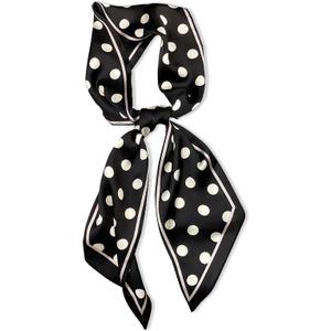 3 x fashion satin scarf for hair - 59 * 5.9 beach head wraps neck scarves for women - lightweight handbag accessories