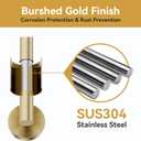 Brushed Gold Towel Bar, 24 Inch Bathroom Towel Rack (Total Length 26-Inch), Towel Holder Wall Mounted, Thicken SUS304 Stainless Steel Towel Rod Modern Home Decor