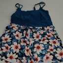 Tempt Me Two Piece Tankini Swimsuits for Women Tummy Control Bathing Suit with Shorts Athletic Two Side Pockets Swimwear, XL