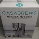 CASABREWS CM5418 Espresso Machine 20 Bar, Compact Espresso Maker with Steam Milk Frother, Stainless Steel Coffee Machine with 34oz Removable Water Tank for Cappuccino, Gift for Women or Men, Silver