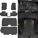 Naibeve Floor Mats for Jeep Wrangler JK 2-Door 2014-2017 - All Weather Custom Fit for Jeep Wrangler JK Floor Mats & Cargo Mats & Backrest Mats Accessories